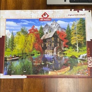 “Fishing by the Mill” Puzzle - 1500pc.